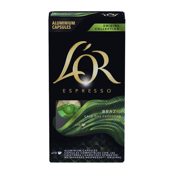 КАФЕ LOR ORIGINS БРАЗИЛИЯ 10БР