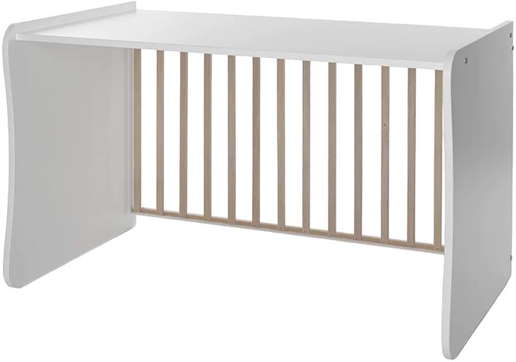 Легло Lorelli - Maxi Plus, 3Box, 70 х 160 cm, бяло/orchid pink