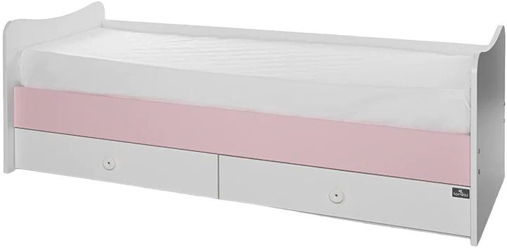 Легло Lorelli - Maxi Plus, 3Box, 70 х 160 cm, бяло/orchid pink