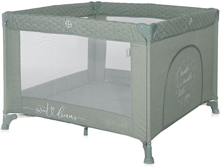 Кошара за спане и игра Lorelli - Sunny Playground, Iceberg Green Star