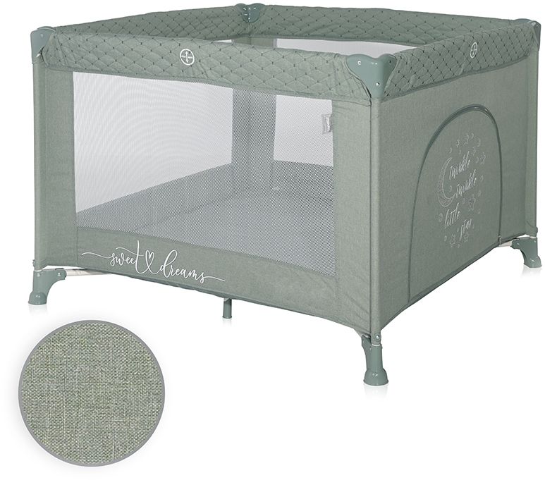 Кошара за спане и игра Lorelli - Sunny Playground, Iceberg Green Star