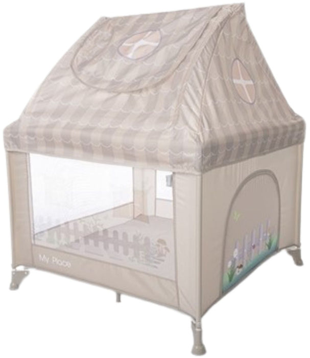 Кошара за игра с покрив Lorelli - My Place, Beige