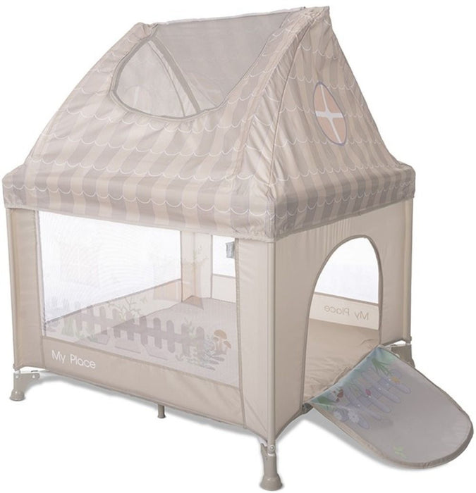 Кошара за игра с покрив Lorelli - My Place, Beige