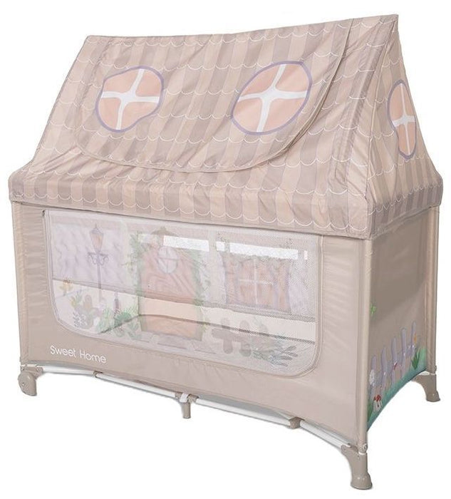 Кошара на 2 нива с покрив Lorelli - Sweet Home, Beige