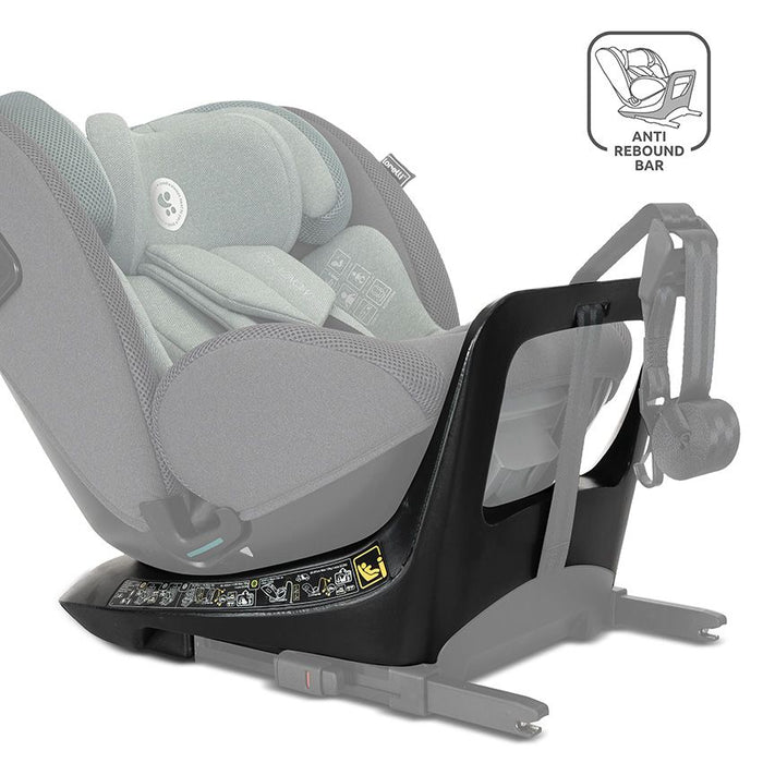 Стол за кола Lorelli - Monza, 360°, IsoFix, i-Size, 40-150 cm, Black