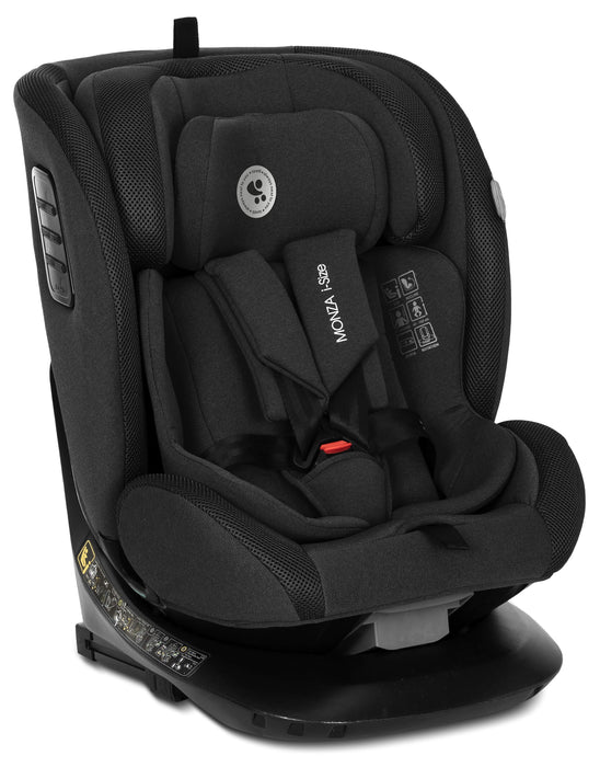 Стол за кола Lorelli - Monza, 360°, IsoFix, i-Size, 40-150 cm, Black