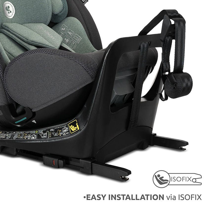 Стол за кола Lorelli - Monza, 360°, IsoFix, i-Size, 40-150 cm, Grey