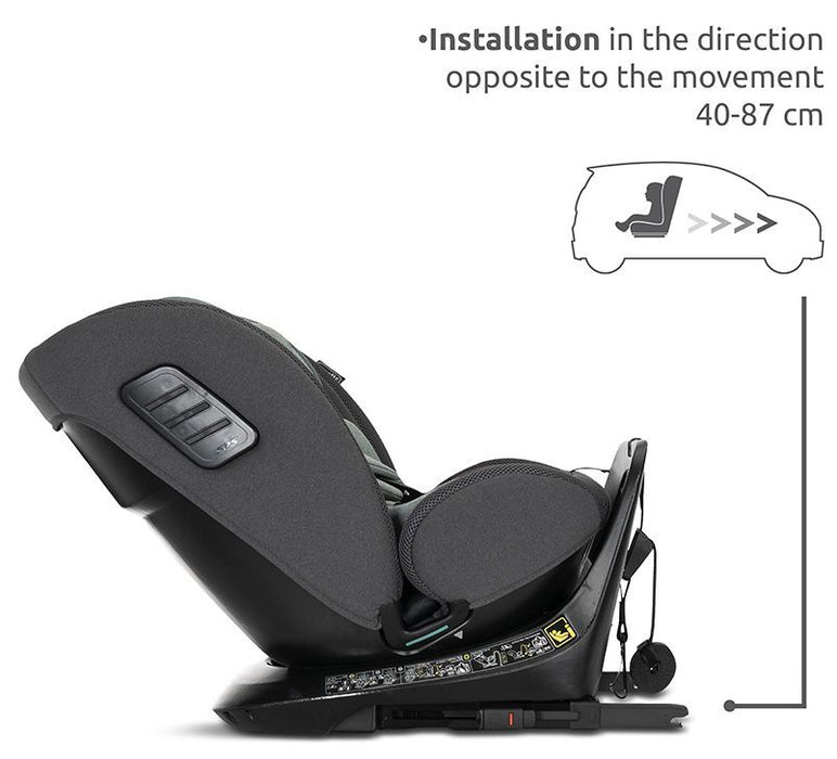 Стол за кола Lorelli - Monza, 360°, IsoFix, i-Size, 40-150 cm, Grey