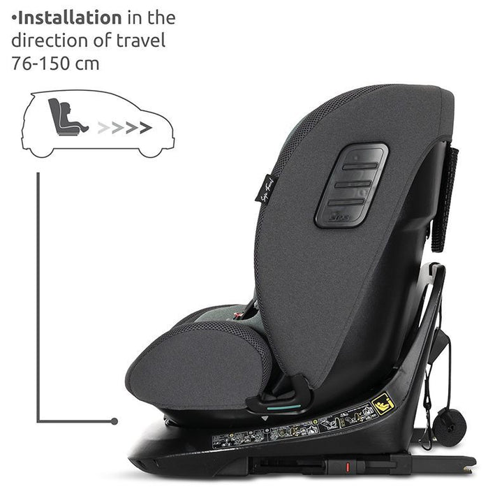 Стол за кола Lorelli - Monza, 360°, IsoFix, i-Size, 40-150 cm, Grey