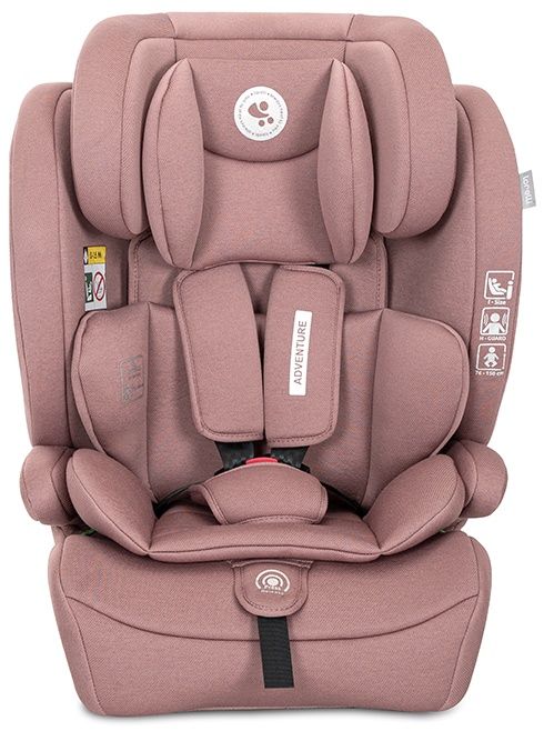 Стол за кола Lorelli - Adventure, i-Size, 76-150 cm, Pink