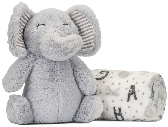 Бебешко одеяло Lorelli - Nappy, 90 х 75 cm, сиво слонче
