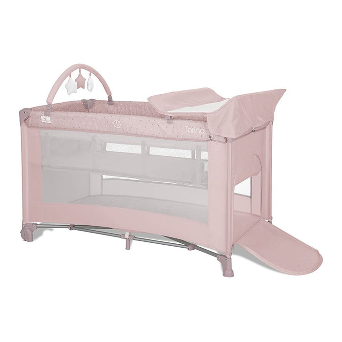 Бебешка кошара на 2 нива Lorelli - Torino Plus, Pink