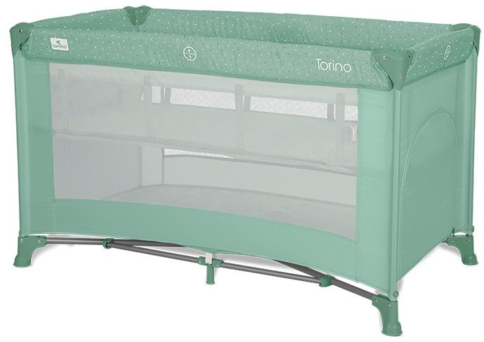 Бебешка кошара на 2 нива Lorelli - Torino, Green
