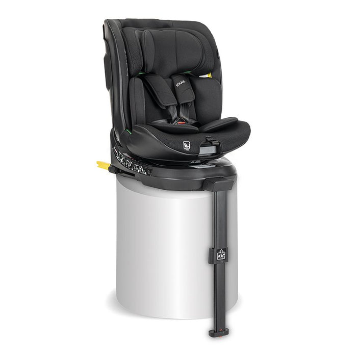 Стол за кола Lorelli Premium - Solaris, 360°, с IsoFix, i-Size, 40-150 cm, Black