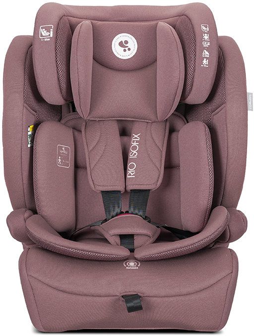 Стол за кола Lorelli - Rio, IsoFix, i-Size, 76-150 cm, Pink