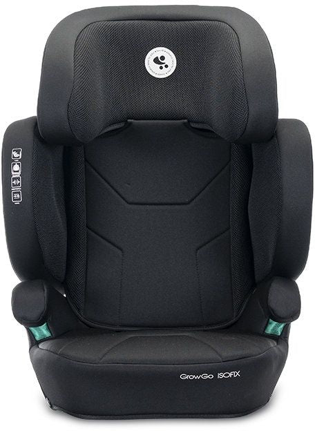Сгъваем стол за кола Lorelli Premium - Growgo, с IsoFix, i-Size, 100-150 cm, Black