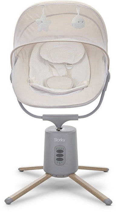 Електрически шезлонг с люлеене Lorelli Premium - Storky, Beige