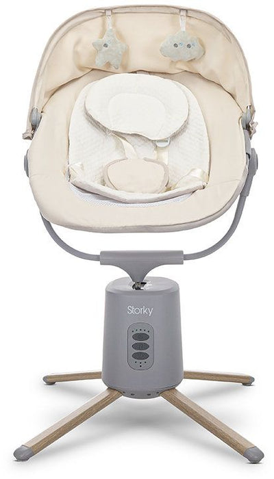 Електрически шезлонг с люлеене Lorelli Premium - Storky, Beige