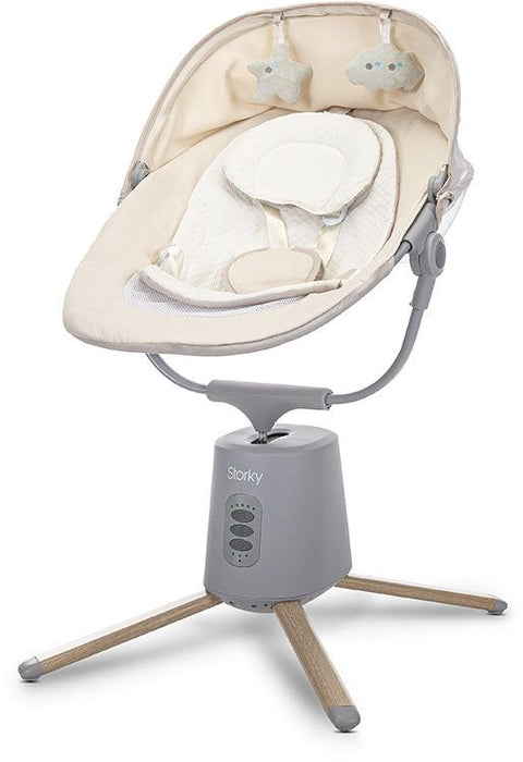 Електрически шезлонг с люлеене Lorelli Premium - Storky, Beige