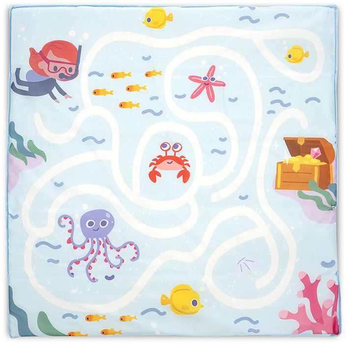 Бебешка кошара за игра Lorelli - Play and Relax, Airy Blue Sea, синя