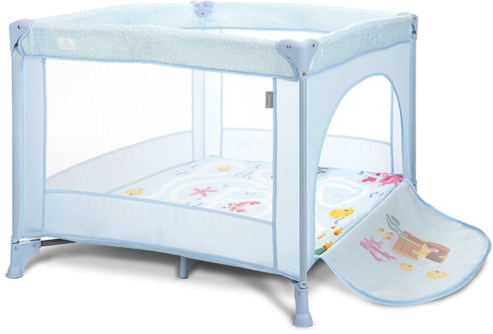 Бебешка кошара за игра Lorelli - Play and Relax, Airy Blue Sea, синя