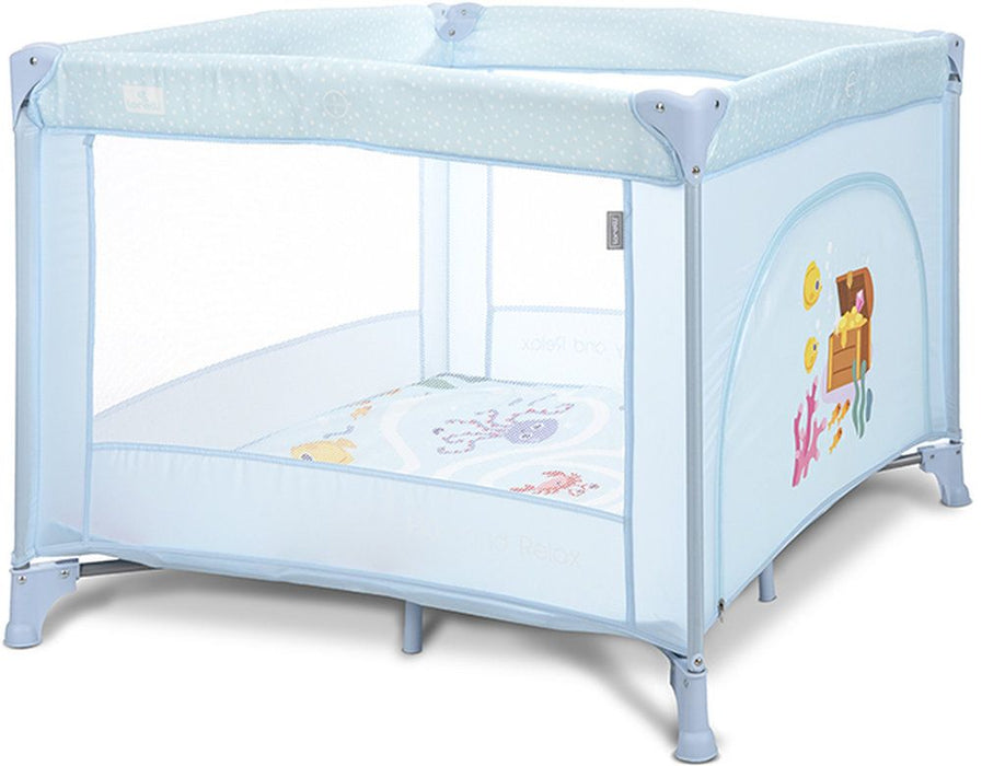 Бебешка кошара за игра Lorelli - Play and Relax, Airy Blue Sea, синя