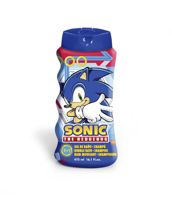 Детски душ гел и шампоан 2в1 Sonic, 475 ml