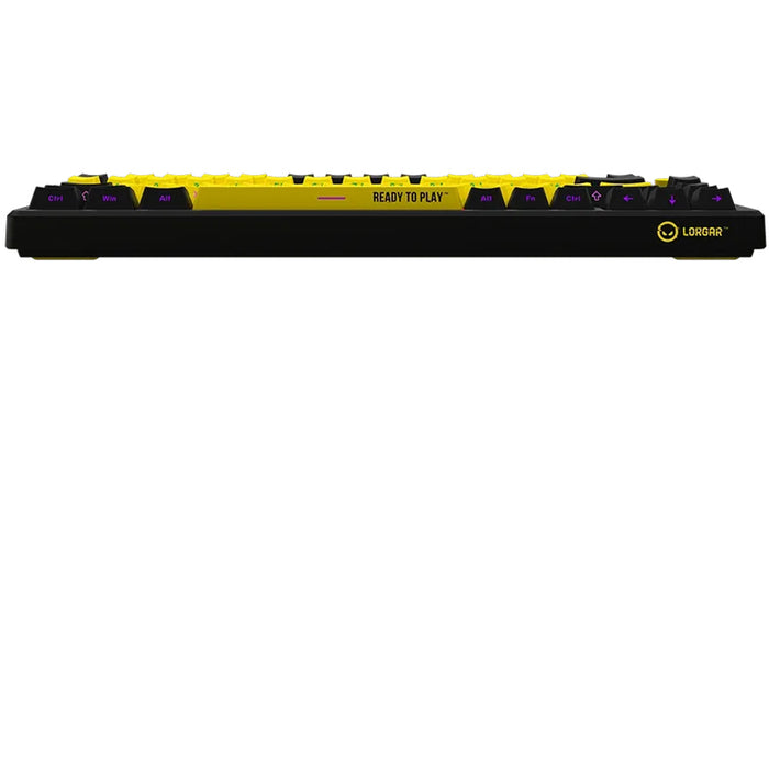 Безжична Клавиатура LORGAR KBP7075W BLACK YELLOW LRG-KBP7075W-YL-US