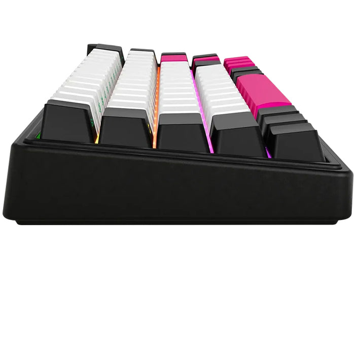 Безжична Клавиатура LORGAR KBP70MW BLACK WHITE PINK LRG-KBP70MW-BK-US