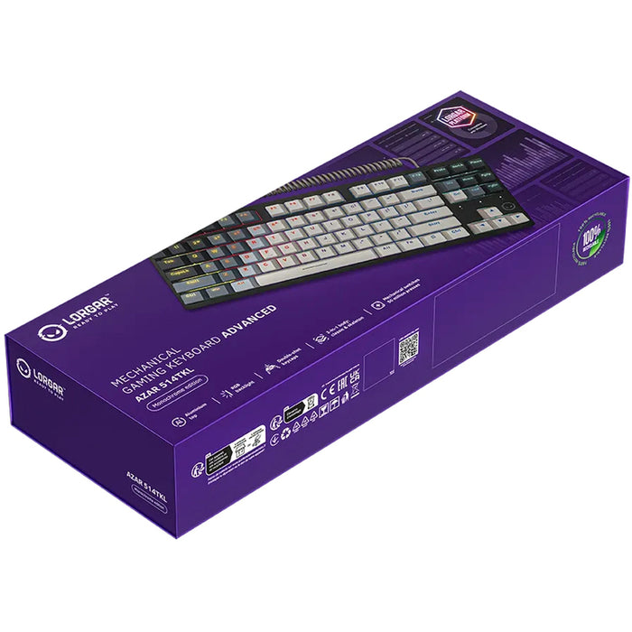 Клавиатура LORGAR AZAR 514TKL WHITE LRG-GK514TKL-WH-US