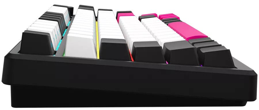 Механична клавиатура Lorgar - KBP7075W, безжична, Linear, RGB, черна/червена