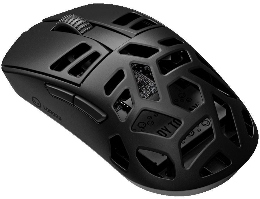 Гейминг мишка Lorgar - MSE90W, оптична, безжична, RGB, черна