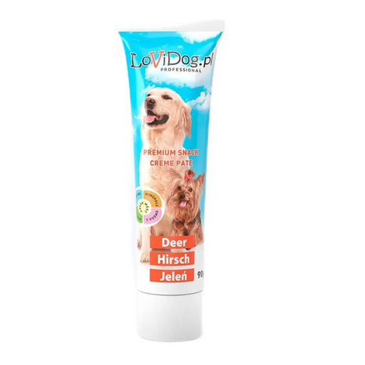 Lovi Dog tubka ALL LIFE STAGES JELEŃ 90 g- przysmak