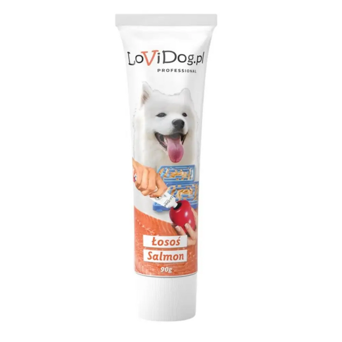 LOVIDOG Паста от сьомга - лакомство за кучета - 90