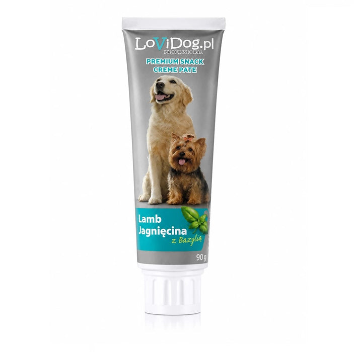 LOVIDOG Агнешко с босилек - лакомство за кучета - 90 г
