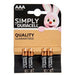 LR03 Алкални батерии DURACELL AAADUR SIMPLY AAADUR SIMPLY
