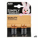LR03 Алкални батерии DURACELL AAADUR SIMPLY AAADUR SIMPLY