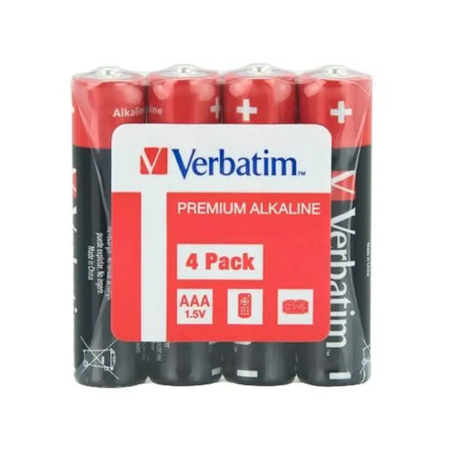 LR03 Алкални батерии Verbatim Premium 1,5 V AAA 4 Части (20