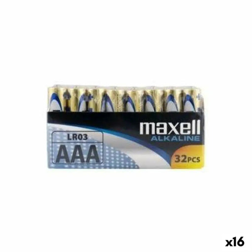 LR03 Алкални батерии Maxell AAA (32 Части) (16 броя)