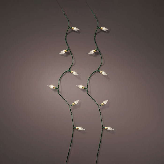 Гирлянда от LED Светлини Lumineo 493270 Vintage Топло Бяло 11,2 m Вътре