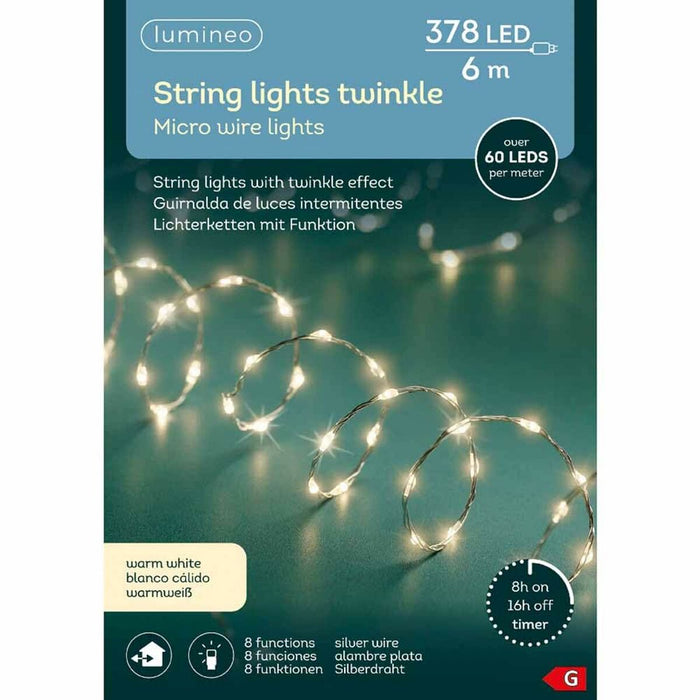 Гирлянда от LED Светлини Lumineo Топла светлина 6 m