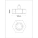 ЛУНА ЗА ВГРАЖДАНЕ GU10 30MM ЧЕРНА LIGHTEX NANO