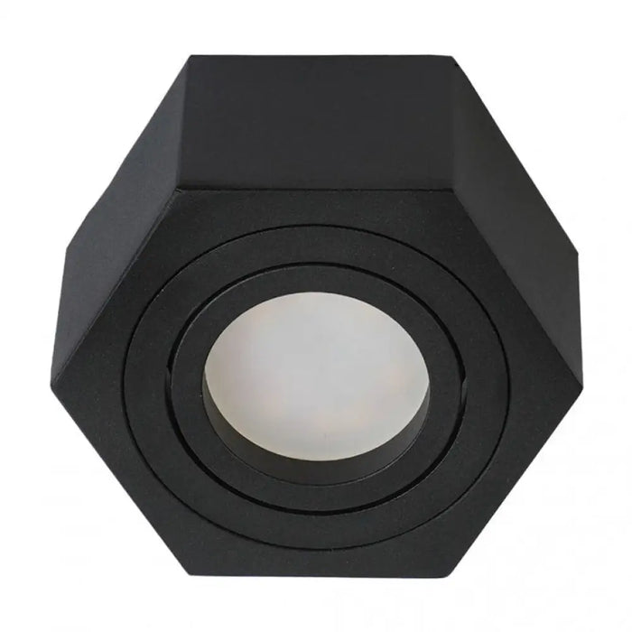 ЛУНА ЗА ВГРАЖДАНЕ GU10 50MM ЧЕРНА LIGHTEX NANO
