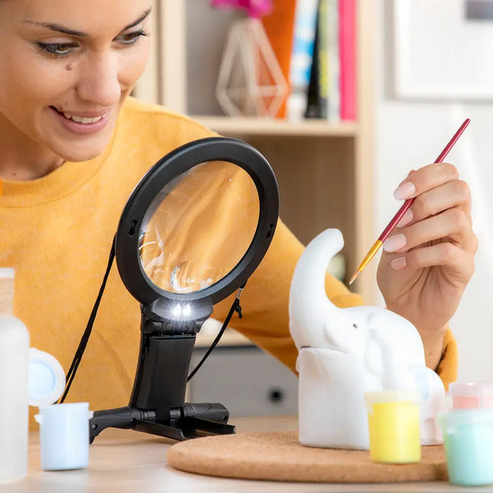 Лупа за Свободни Ръце с LED Светлина Zooled InnovaGoods