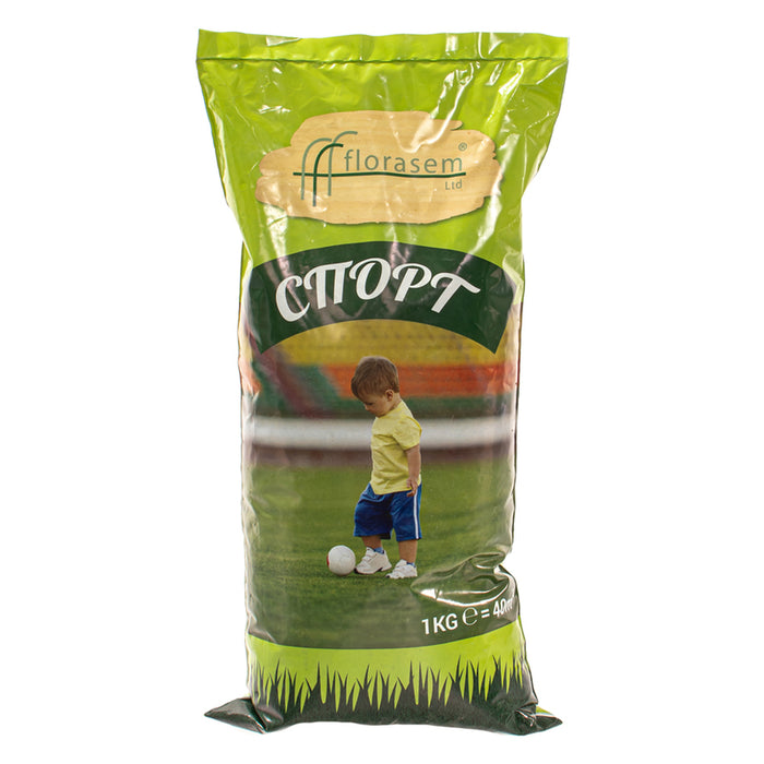 ТРЕВНА СМЕСКА ЗА СПОРТНИ ТЕРЕНИ 1KG, 40M² LUX GRASS