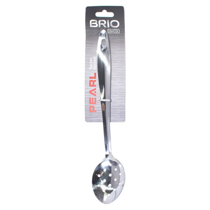 ЛЪЖИЦА ЗА СЕРВИРАНЕ РЕШЕТЪЧНА 33 СМ BRIO INOX PEARL