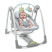 Люлеещ се стол Ingenuity Compact Swing - Hugs & Hoots Бял