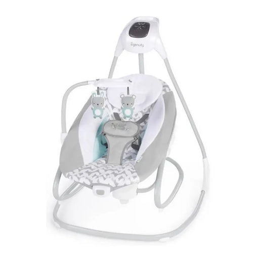 Люлеещ се стол Ingenuity 2-in-1 Swing Lounger - Raylan Сив