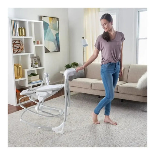 Люлеещ се стол Ingenuity 2-in-1 Swing Lounger - Raylan Сив