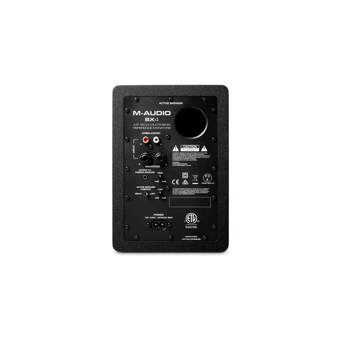 M-AUDIO BX4 високоговорител Черен Жичен 50 W